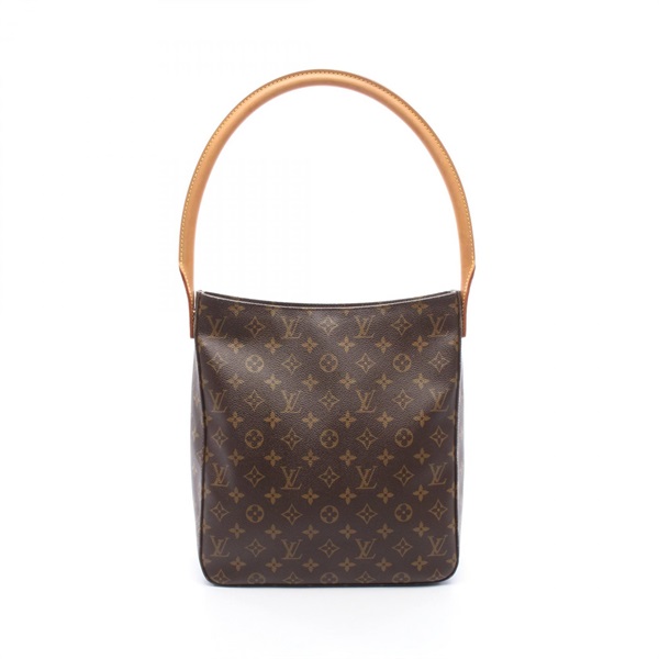 LOUIS VUITTON Looping GM Shoulder hand Bag M51145 Monogram leather Brown Used