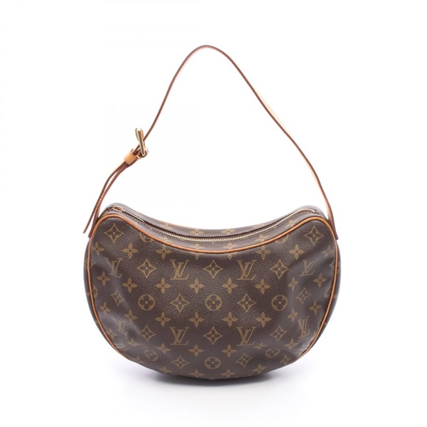 LOUIS VUITTON Croissant MM Shoulder Handbag M51512 Monogram canvas leather Used