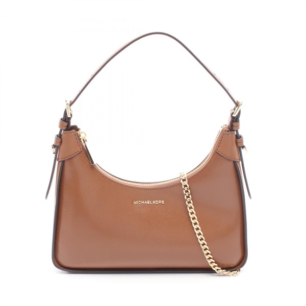 Michael Kors Wilma Chain Shoulder Handbag 241228 leather Brown Used Women GHW