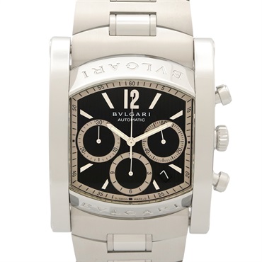 BVLGARI Assioma Chrono Wrist Watch AA48SCH Auto winding SS Used mens