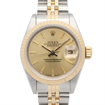 ROLEX Datejust R number Wrist Watch 69173 Automatic winding K18YG SS Used Women