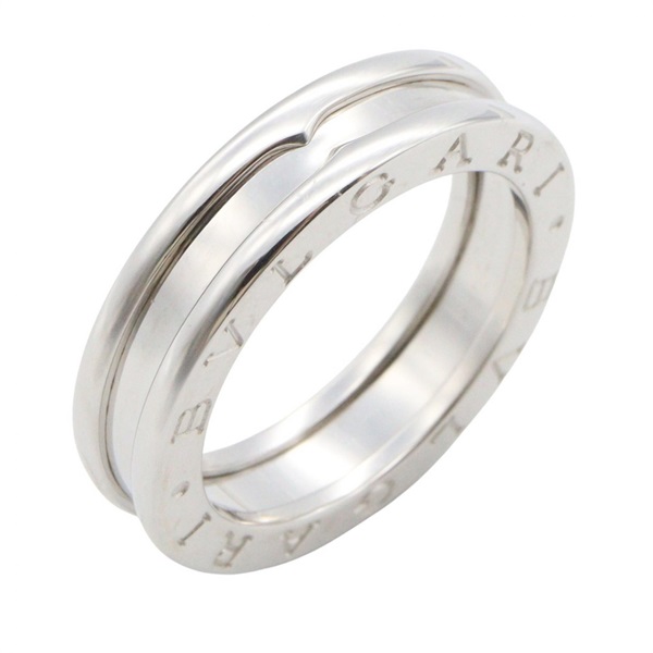 BVLGARI B-zero1 1 band Ring 18KWG White Gold #52 Used Unisex US Size 6