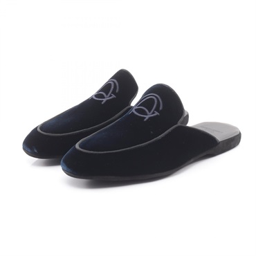GIORGIO ARMANI Mules Fabric Navy #9 Used mens