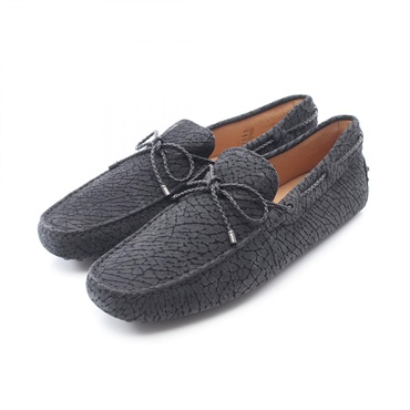 TOD'S Gommini casual shoes Suede Black #8 Used mens