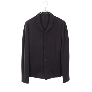 Emporio Armani Knitwear Tailored jacket Blazer #50 wool acrylic Navy Used men