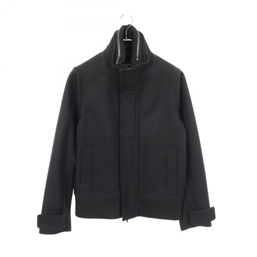 Emporio Armani Wool Melton Blouson Blouson M1B360 wool Nylon Black #48 Used mens