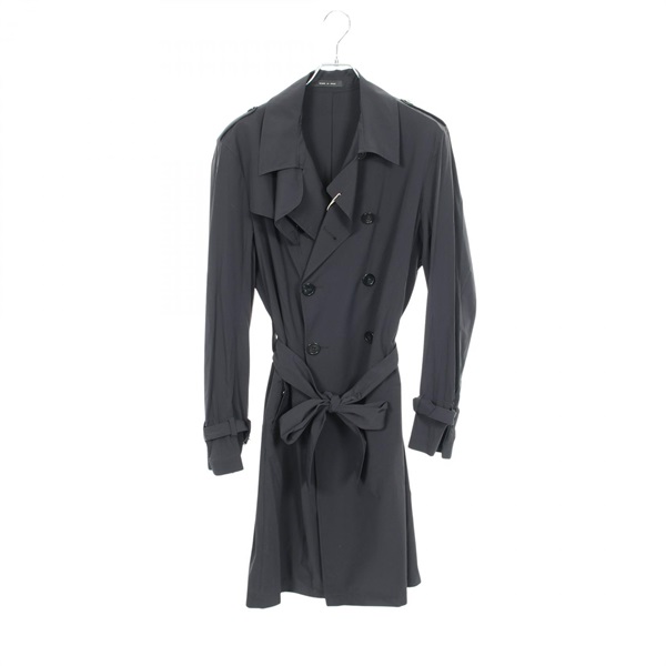 Emporio Armani Trench coat #50 T1L850 T1301 Nylon Navy Used mens