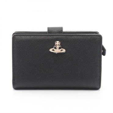 Vivienne Westwood ZIP CARD WALLET SAFFIANO 3 SPEC Bi-fold  51080028L0040N401 BK
