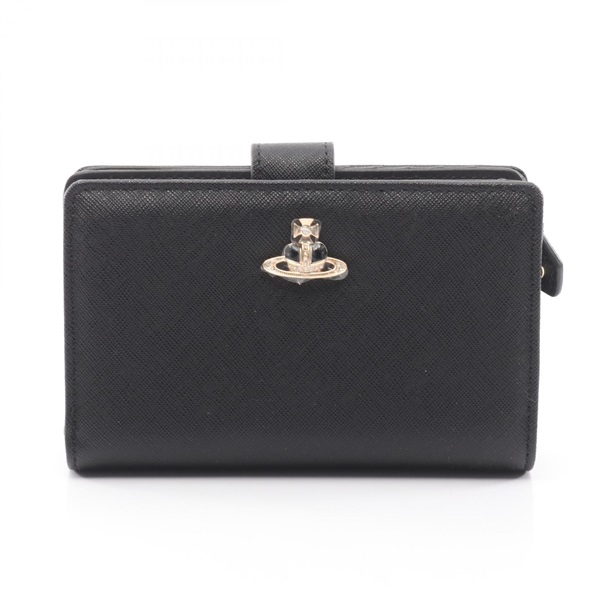 Vivienne Westwood ZIP CARD WALLET SAFFIANO 3 SPEC Bi-fold  51080028L0040N401 BK