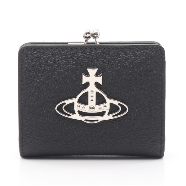 Vivienne Westwood ANNIE WALLET COIN POCKET Bi-fold purse 51010055S000RN405 Black