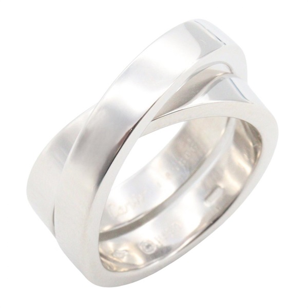 CARTIER Paris Ring 18KWG White Gold Used Women US Size #52 #US 6