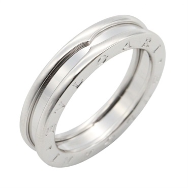 BVLGARI B-zero1 1 band Ring 18KWG White Gold Used #60 #US 8.75