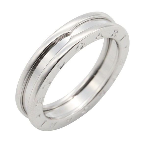 BVLGARI B-zero1 1 band Ring 18KWG White Gold Used #60 #US 8.75