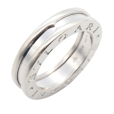 BVLGARI B-zero1 1 band Ring 18KWG White Gold #48 Used Unisex US Size 4.25