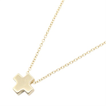 TIFFANY＆CO Roman Cross Necklace Pendant 18KYG Yellow Gold Used Women