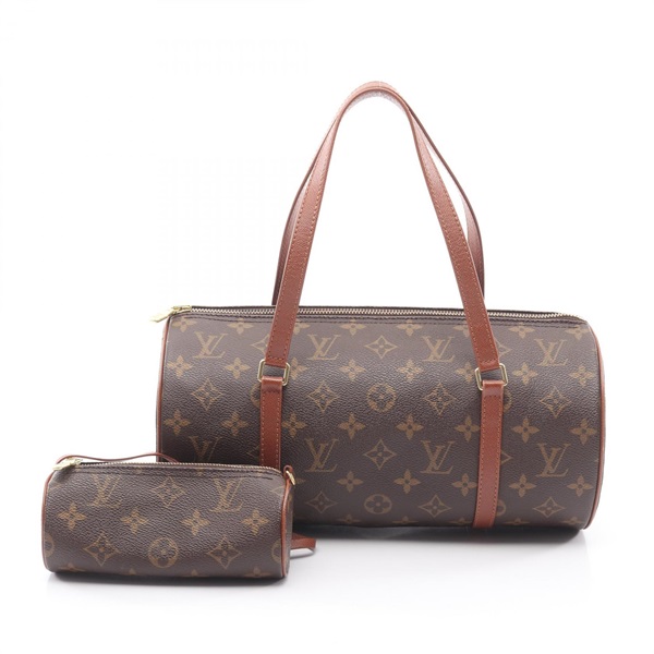LOUIS VUITTON Papillon 30 old shoulder Handbag M51365 Monogram leather Brown LV