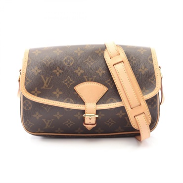 LOUIS VUITTON Sologne Crossbody Shoulder Bag M42250 Monogram Brown Used Women LV