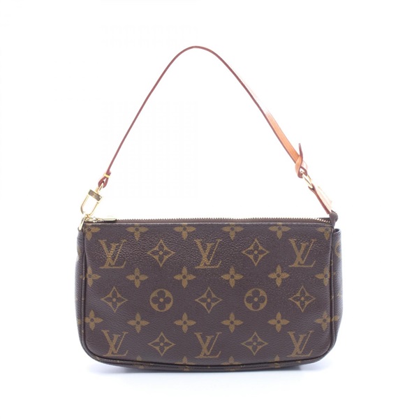 LOUIS VUITTON Pochette Accessoires pouch Handbag M51980 Monogram leather Brown