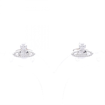 Vivienne Westwood FARAH Orb Pierced earrings Stainless Steel NEW