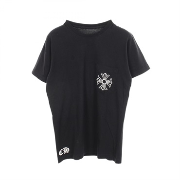 CHROME HEARTS CH Plus Back Print T-shirt 009-099126 cotton Black Used mens #S
