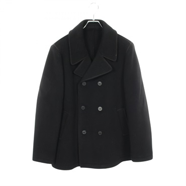 Emporio Armani pea coat #52 jacket M1B410 M1698 wool Black Used mens