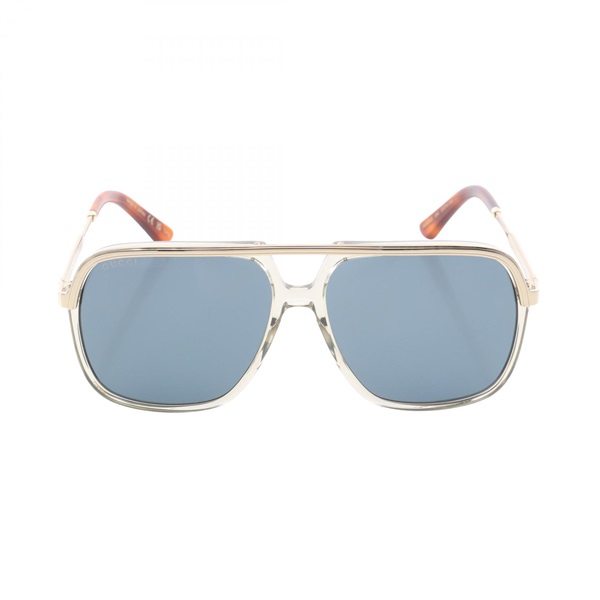 Gucci Sunglasses Eyewear GG0200S 004 Gold Plated Plastic New Unisex GG