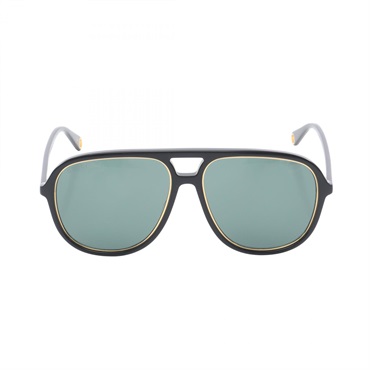 Gucci Teardrop Sunglasses Eyewear GG1077S 002 Plastic Black New Women