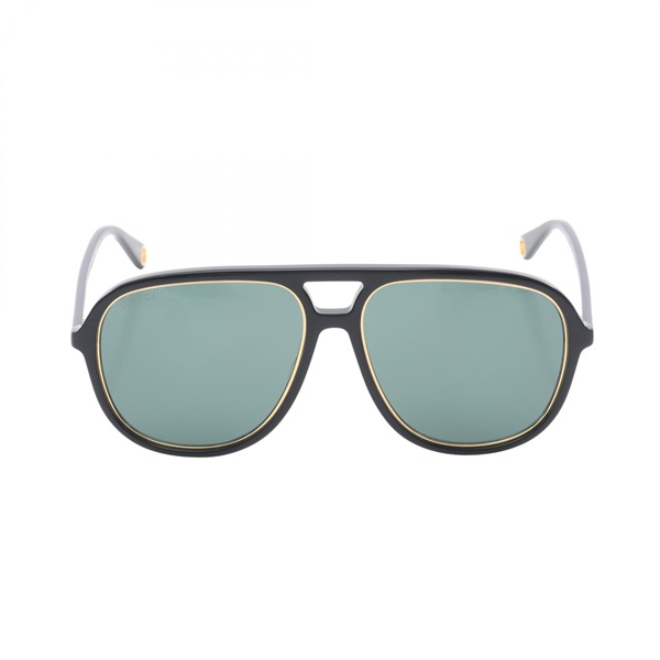 Gucci Teardrop Sunglasses Eyewear GG1077S 002 Plastic Black New Women