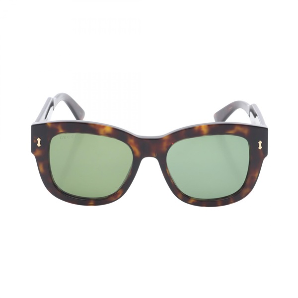 Gucci Tortoise Pattern Sunglasses Eyewear GG1110S 002 Plastic Brown New Women