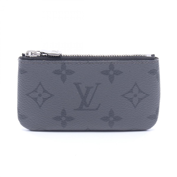 LOUIS VUITTON Pouch Cle Coin purse M80905 Monogram eclipse reverse Gres Used LV