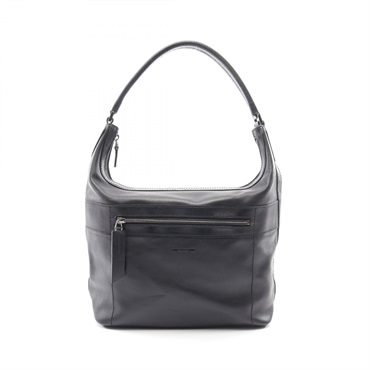 GUCCI Shoulder Handbag 001 4298 leather Black Used Women GG