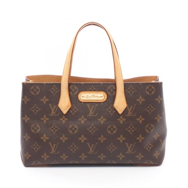 LOUIS VUITTON Wilshire PM Tote Handbag M45643 Monogram canvas leather Used LV