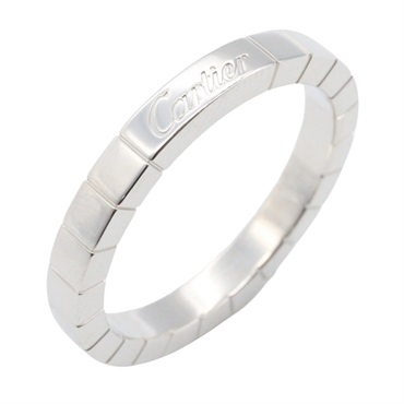 CARTIER Laniere Ring 18KWG White Gold #60 Used Unisex US Size 9
