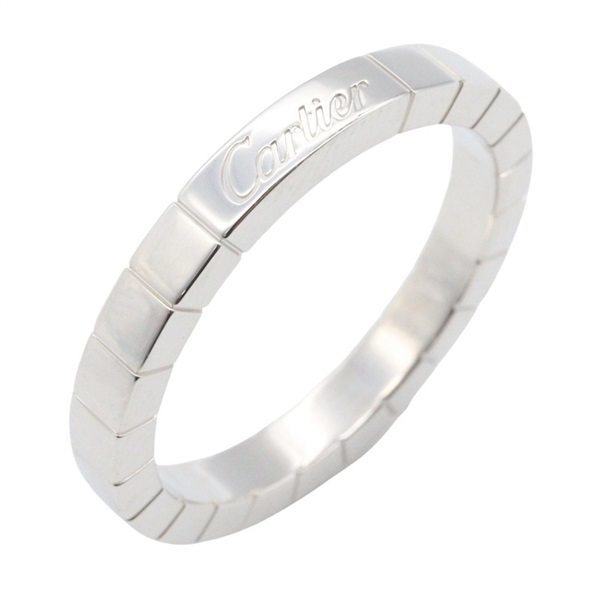 CARTIER Laniere Ring 18KWG White Gold #60 Used Unisex US Size 9