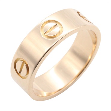 CARTIER Love Ring 18KRG Pink Rose Gold #49 Used Women #US Size 4.75