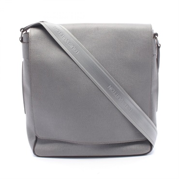 LOUIS VUITTON Milo Shoulder crossbody Bag M32631 Taiga leather Glacier Used mens