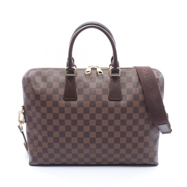 LOUIS VUITTON PDJ Porte-Documents Jour Briefcase N42242 Damier Ebene Used mens