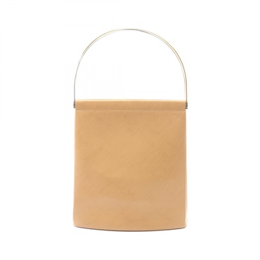 CARTIER Trinity Handbag leather Beige Used Women