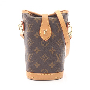 LOUIS VUITTON fold me pouch Shoulder crossbody Bag M80874 Monogram leather Brown
