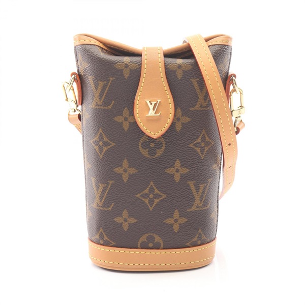 LOUIS VUITTON fold me pouch Shoulder crossbody Bag M80874 Monogram leather Brown