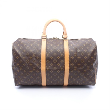 LOUIS VUITTON Keepall 50 Hand bag M41426 Monogram canvas Brown Used unisex LV