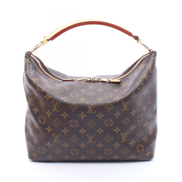 LOUIS VUITTON Sully PM Shoulder Bag M40586 Monogram canvas leather Brown Used LV