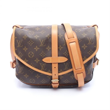 LOUIS VUITTON Saumur 30 Crossbody Shoulder Bag M42256 Monogram canvas Used LV