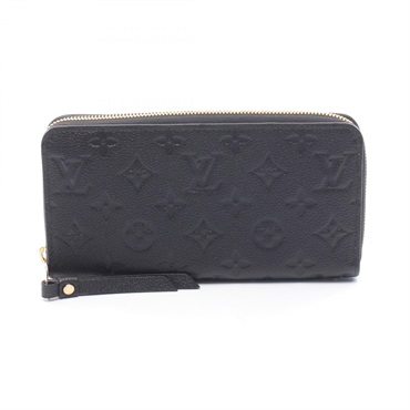 LOUIS VUITTON Zippy wallet Around long purse M61864 Monogram empreinte Noir LV