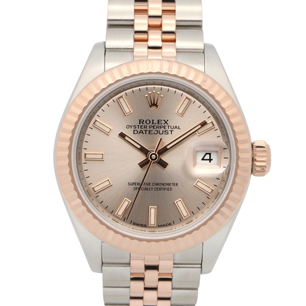 ROLEX Datejust Random Number Wrist Watch 279171 Auto 18KRG SS Used Women