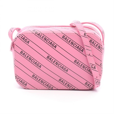 BALENCIAGA EVERYDAY Camera Bag XS Shoulder Bag 552372 leather Pink Black