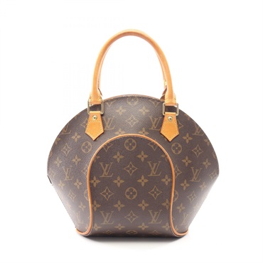 LOUIS VUITTON Ellipse PM Handbag M51127 Monogram leather Brown Used Women