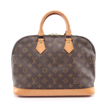 LOUIS VUITTON Alma PM Handbag M51130 Monogram leather Brown Used Women