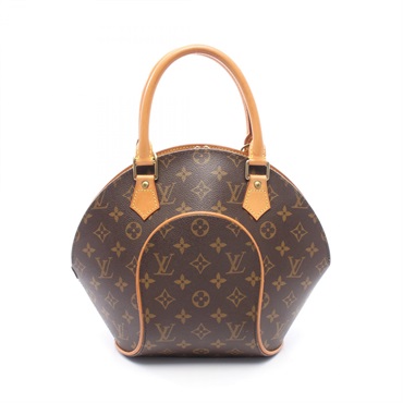 LOUIS VUITTON Ellipse PM Handbag M51127 Monogram leather Brown Used Women