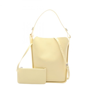 BALENCIAGA North South Shoulder Hand Bag 659920 leather Yellow Used Women